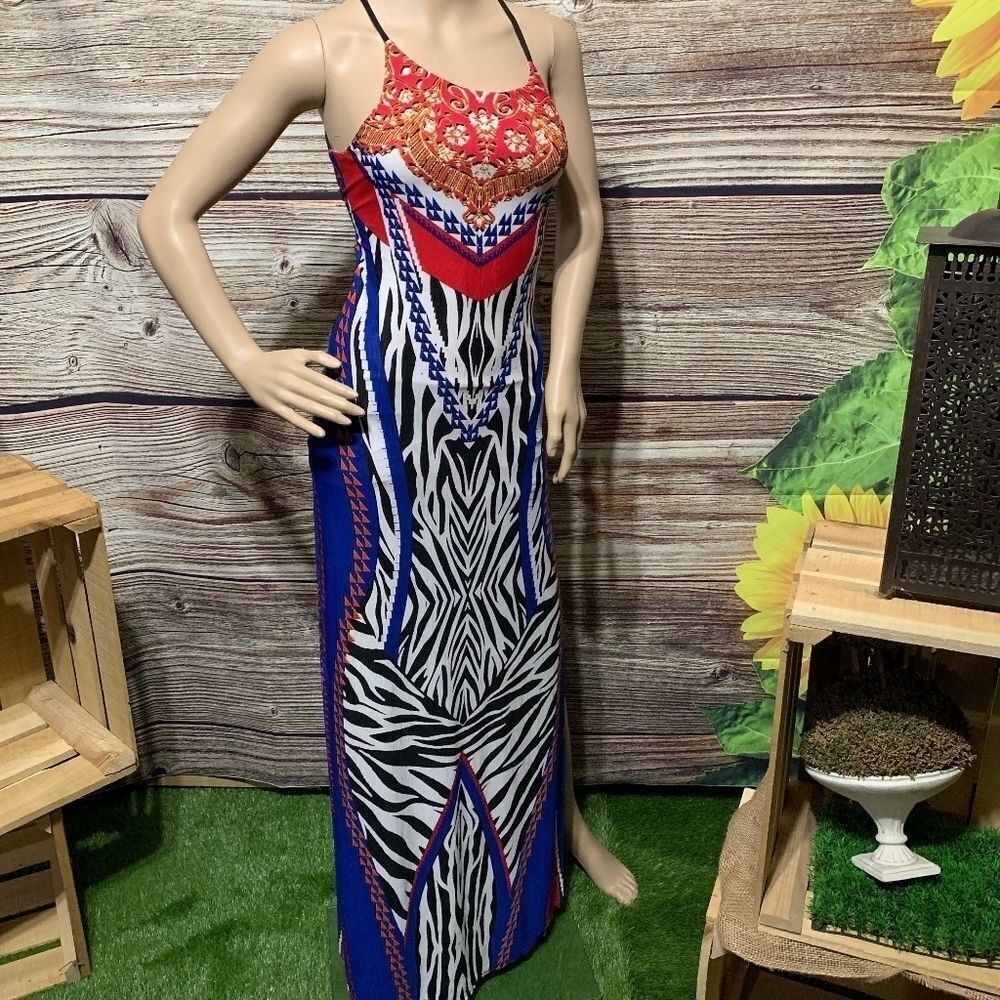 WOMEN LOW BACK SUMMER DRESS SIZE SMALL